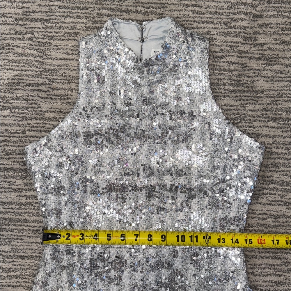 NWT Amanda Uprichard  Marshall Mini Dress in Stellar Medium Revolve - Picture 9 of 15